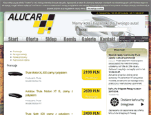 Tablet Screenshot of alucar.pl